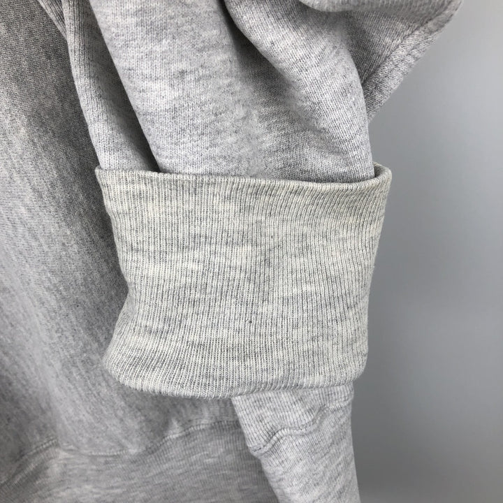 90'S Champion Reverse Weave Embroidered Tag College Sweatshirt Trainer Made in USA Men's XXL Vintage cotton gray type Vintage Second Hand