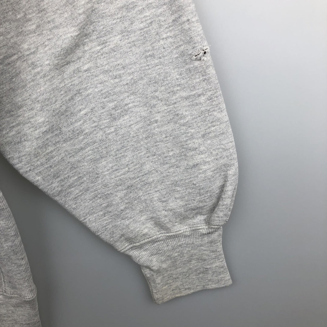 90'S Champion Reverse Weave Embroidered Tag College Sweatshirt Trainer Made in USA Men's XXL Vintage cotton gray type Vintage Second Hand