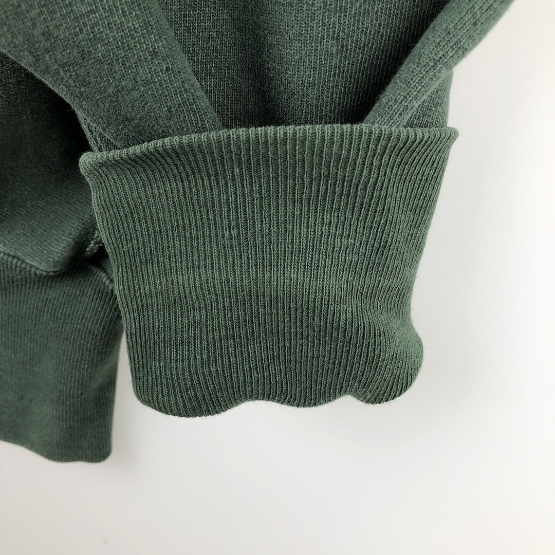 90'S Champion Reverse Weave Embroidered Tag College Sweatshirt Trainer Made in USA Men's XXL Vintage cotton Green type dark green Vintage Second Hand