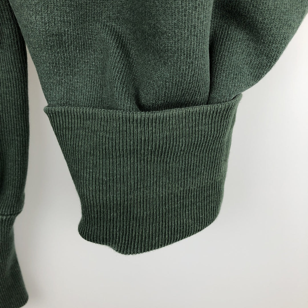 90'S Champion Reverse Weave Embroidered Tag College Sweatshirt Trainer Made in USA Men's XXL Vintage cotton Green type dark green Vintage Second Hand