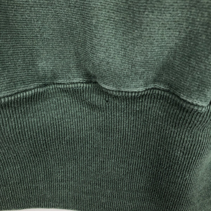 90'S Champion Reverse Weave Embroidered Tag College Sweatshirt Trainer Made in USA Men's XXL Vintage cotton Green type dark green Vintage Second Hand