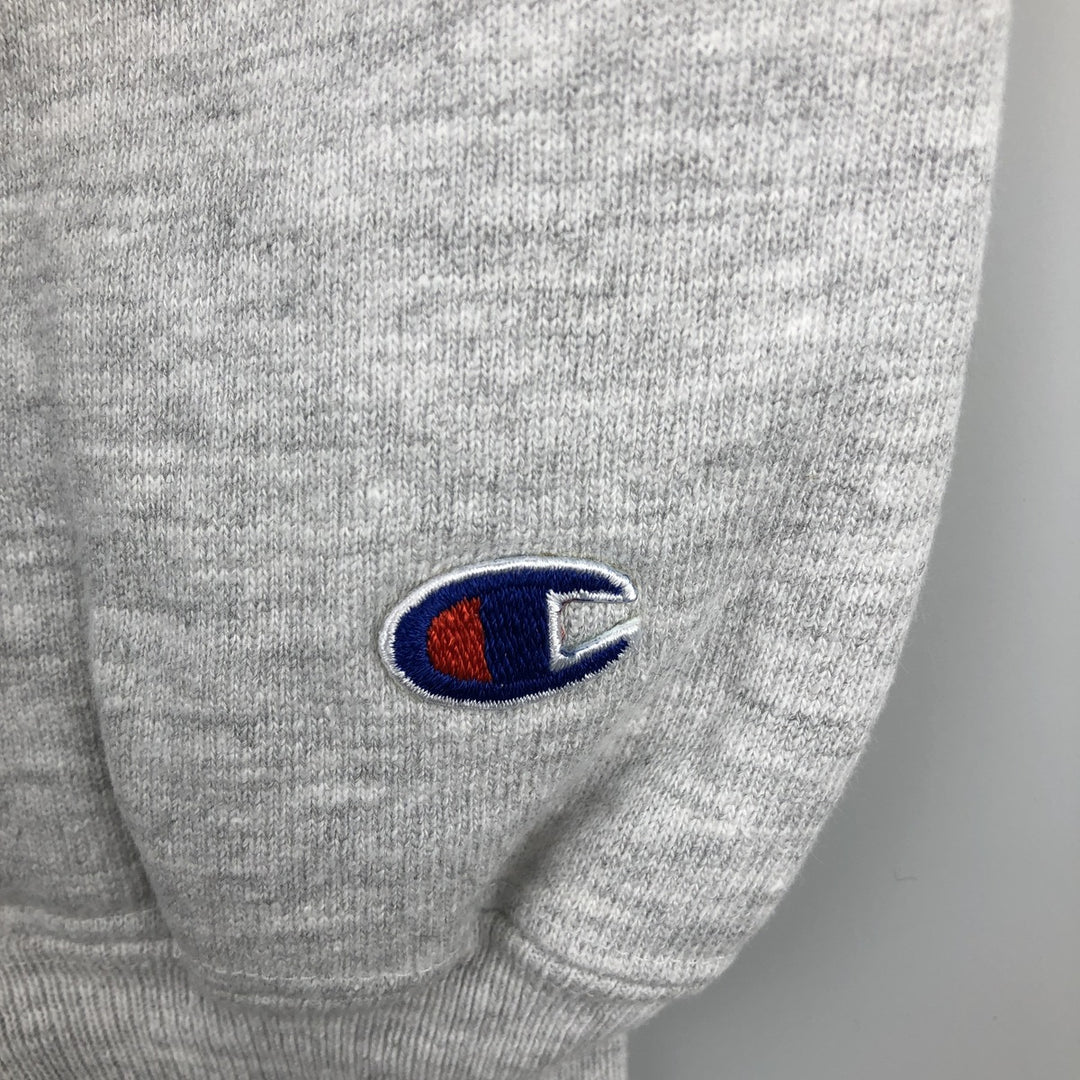 90'S Champion Reverse Weave Embroidered Tag University of Michigan College Sweatshirt, Made in USA, Men's XL equivalent. cotton gray type Vintage Second Hand