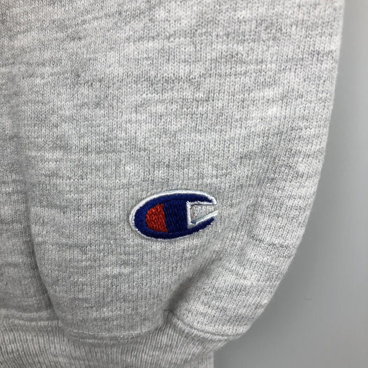 90'S Champion Reverse Weave Embroidered Tag University of Michigan College Sweatshirt, Made in USA, Men's XL equivalent. cotton gray type Vintage Second Hand