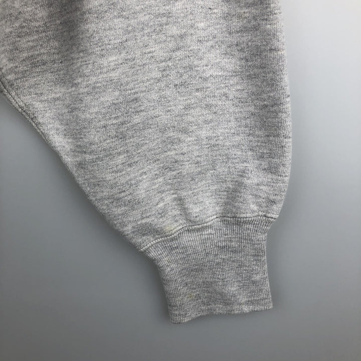 90'S Champion Reverse Weave Embroidered Tag College Sweatshirt Trainer Made in USA Men's L Vintage cotton gray type Vintage Second Hand