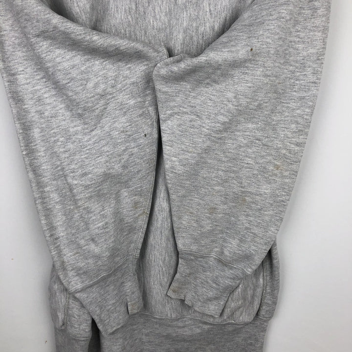 90'S Champion Reverse Weave One-Point Logo Sweatshirt, Made in USA, Men's XXL equivalent, Vintage cotton gray type Vintage Second Hand