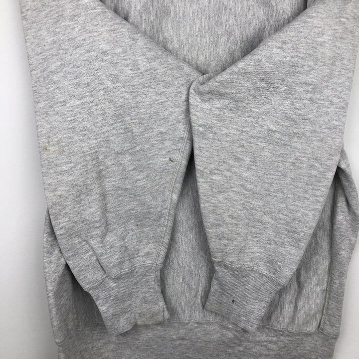 90'S Champion Reverse Weave One-Point Logo Sweatshirt, Made in USA, Men's XXL equivalent, Vintage cotton gray type Vintage Second Hand