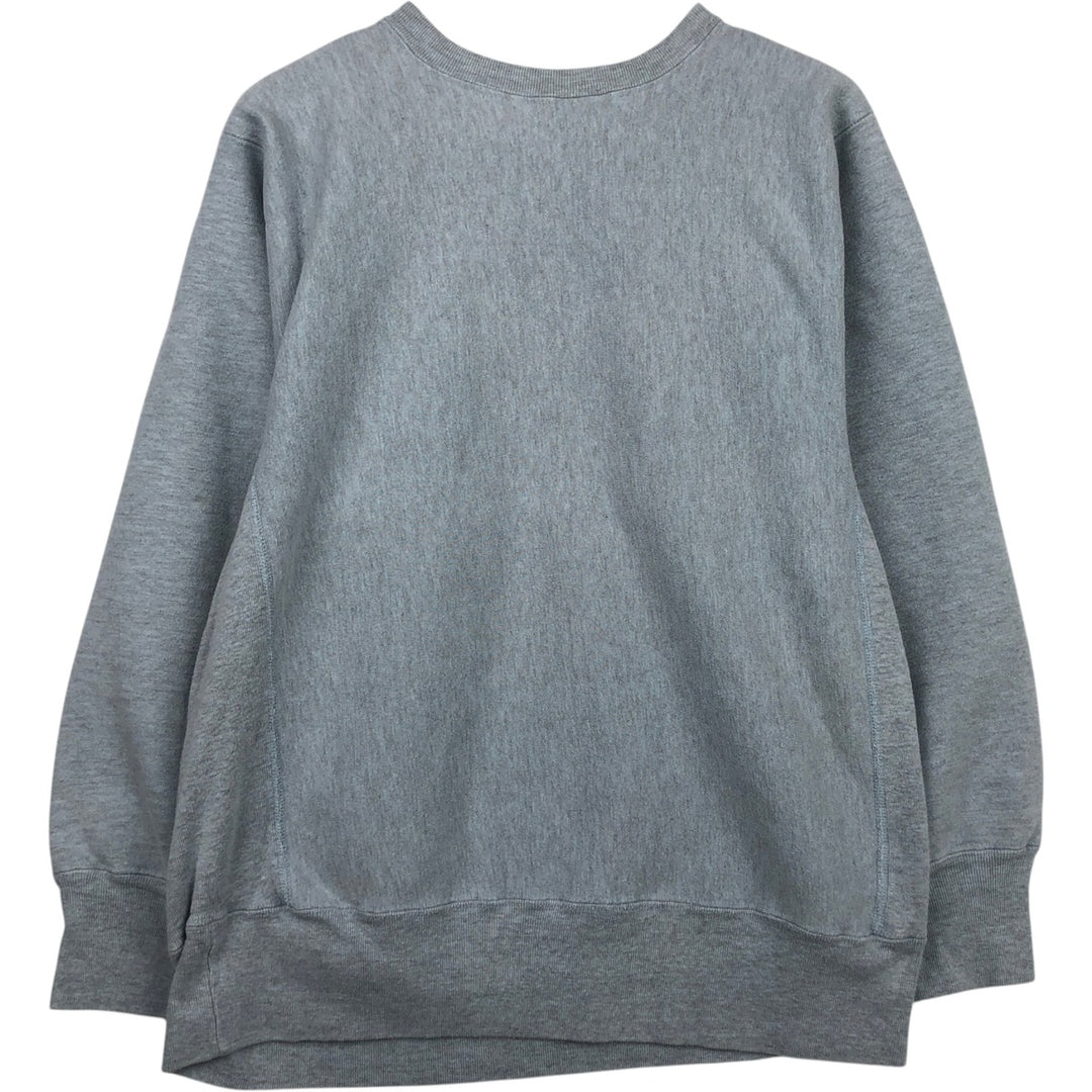 80'S Champion Reverse Weave Tricot Tag College Sweatshirt, Made in USA, Men's XL, Vintage cotton gray type Vintage Second Hand