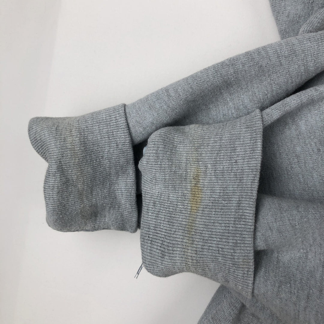 80'S Champion Reverse Weave Tricot Tag College Sweatshirt, Made in USA, Men's XL, Vintage cotton gray type Vintage Second Hand