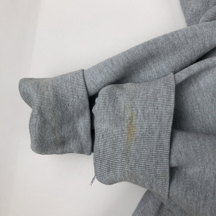 80'S Champion Reverse Weave Tricot Tag College Sweatshirt, Made in USA, Men's XL, Vintage cotton gray type Vintage Second Hand