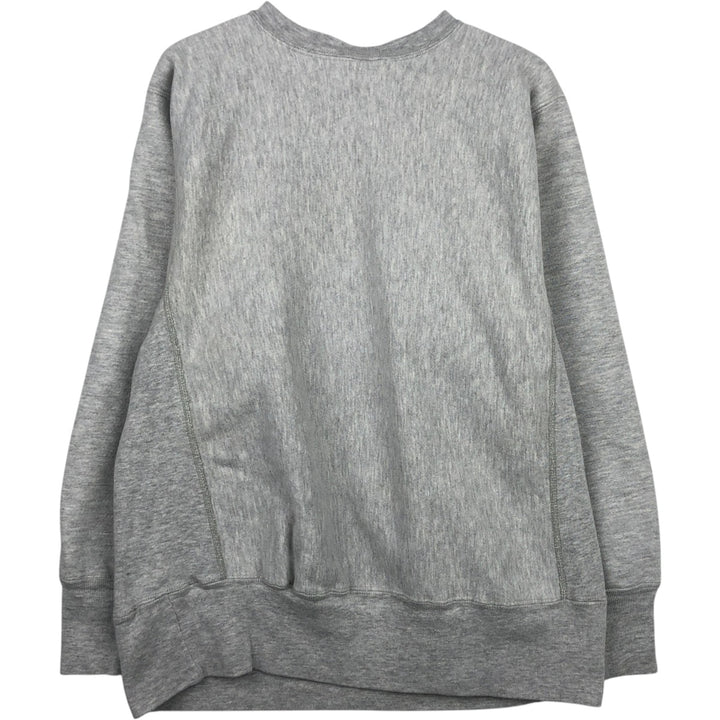 80'S Champion Reverse Weave Printed Sweatshirt, Made in USA, Men's Size L (Equivalent), Vintage cotton gray type Vintage Second Hand