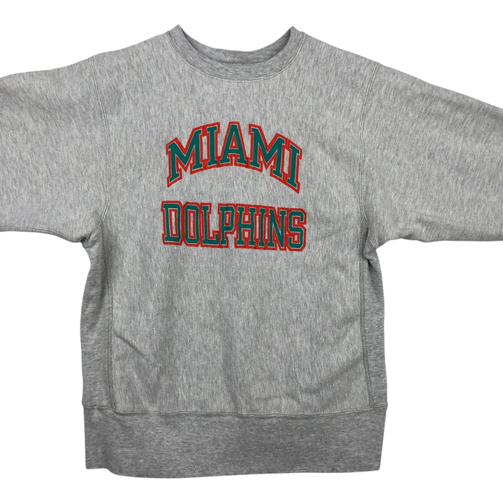 80'S Champion Reverse Weave Printed Sweatshirt, Made in USA, Men's Size L (Equivalent), Vintage cotton gray type Vintage Second Hand