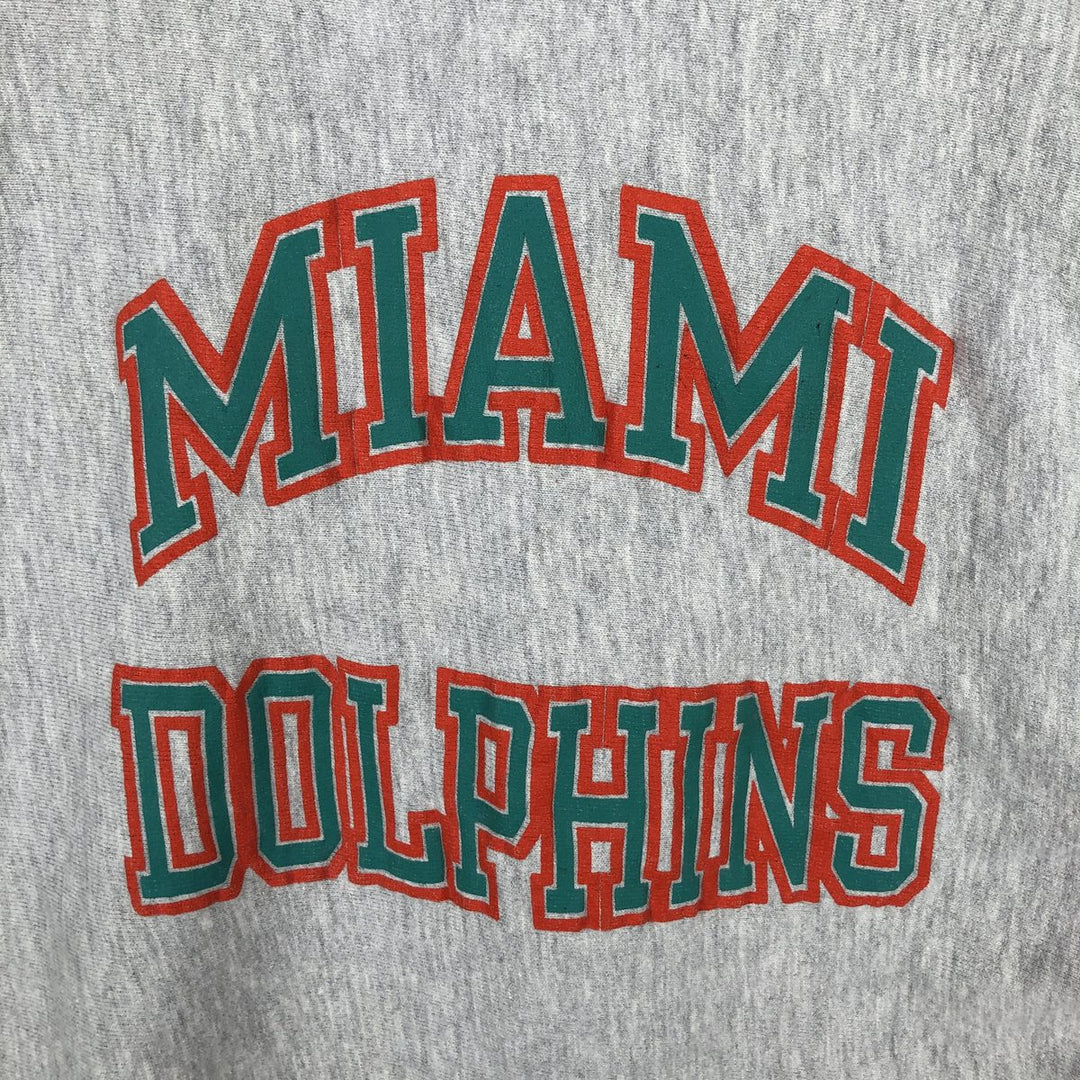 80'S Champion Reverse Weave Printed Sweatshirt, Made in USA, Men's Size L (Equivalent), Vintage cotton gray type Vintage Second Hand