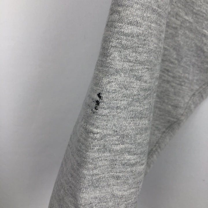 80'S Champion Reverse Weave Printed Sweatshirt, Made in USA, Men's Size L (Equivalent), Vintage cotton gray type Vintage Second Hand