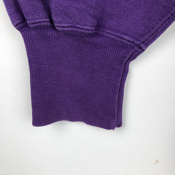 90'S Champion Reverse Weave Embroidered Tag College Sweatshirt Trainer Made in USA Men's XL Vintage cotton purple type Vintage Second Hand