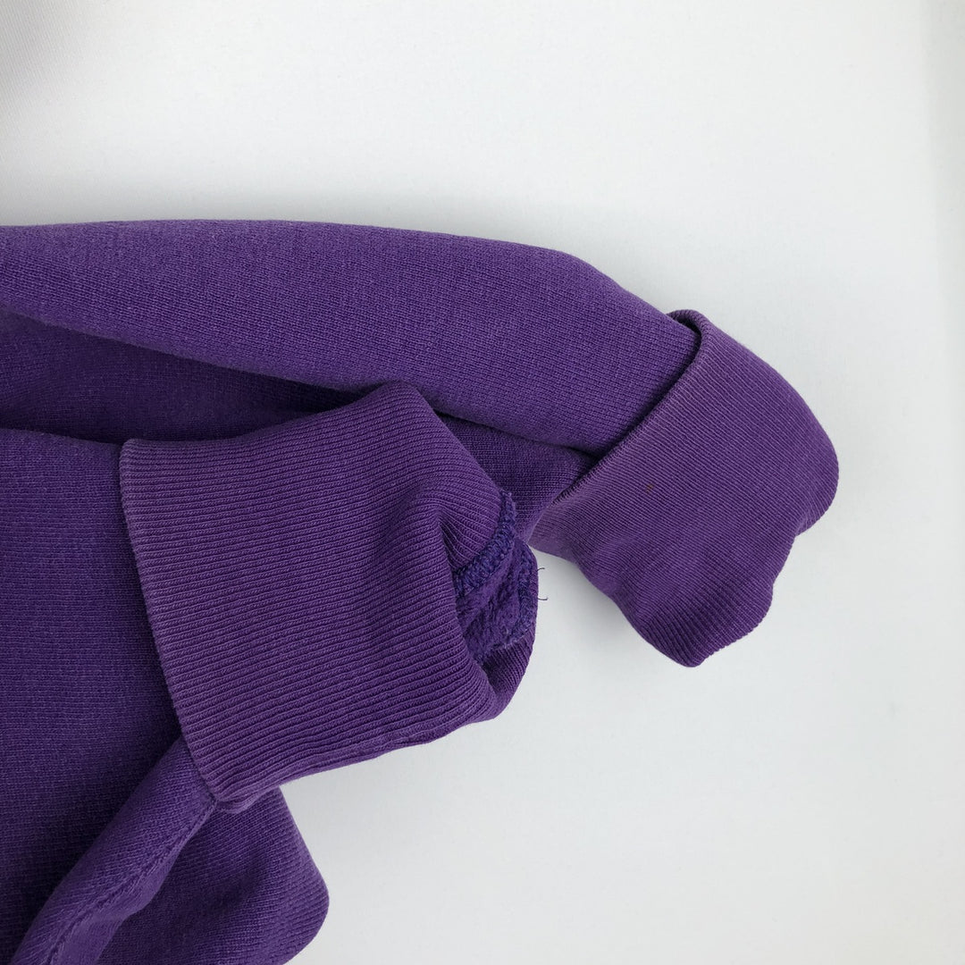 90'S Champion Reverse Weave Embroidered Tag College Sweatshirt Trainer Made in USA Men's XL Vintage cotton purple type Vintage Second Hand