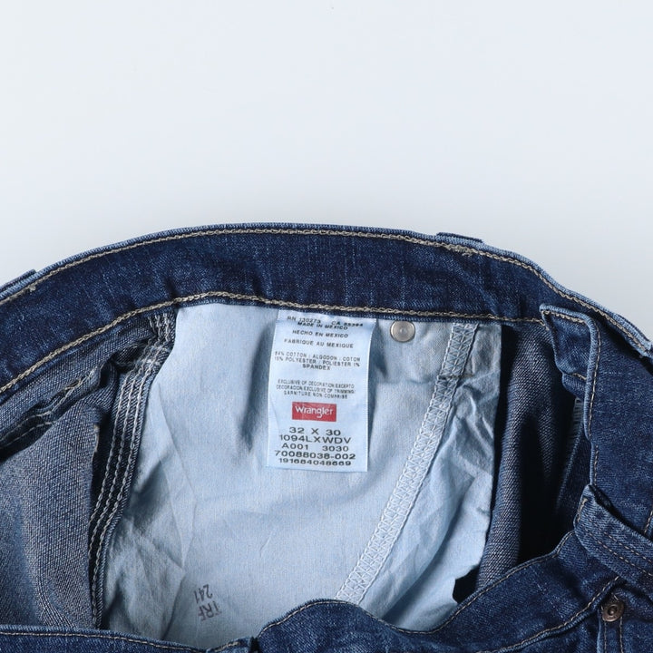00'S Wrangler Denim Painter Pants Men's W34 cotton blue type Vintage Second Hand