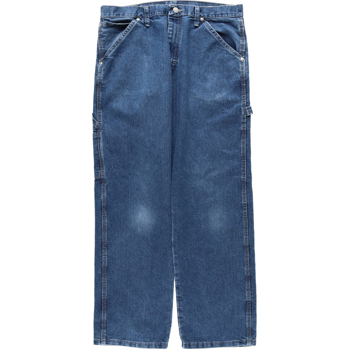 00'S Wrangler CARPENTER denim painter pants for men, equivalent to W34 cotton blue type Vintage Second Hand