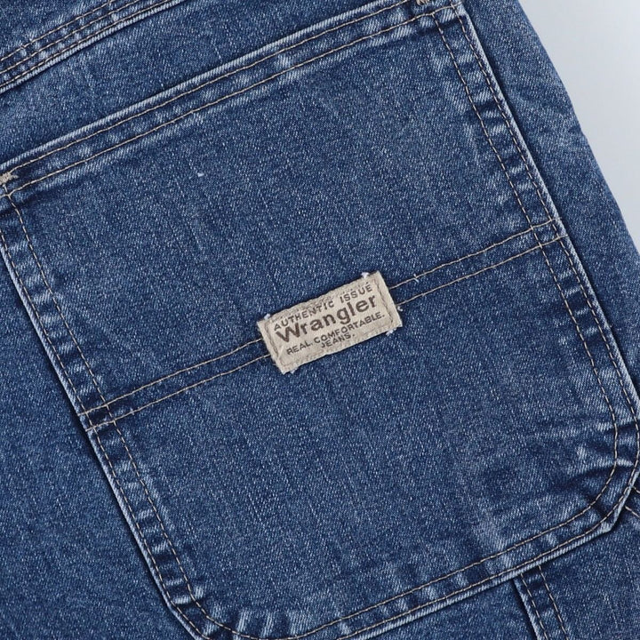 00'S Wrangler CARPENTER denim painter pants for men, equivalent to W34 cotton blue type Vintage Second Hand