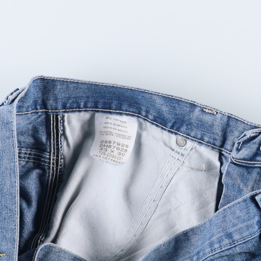 Lee Dungarees Carpenter Denim Painter Pants for Men, W34 cotton blue type Vintage Second Hand
