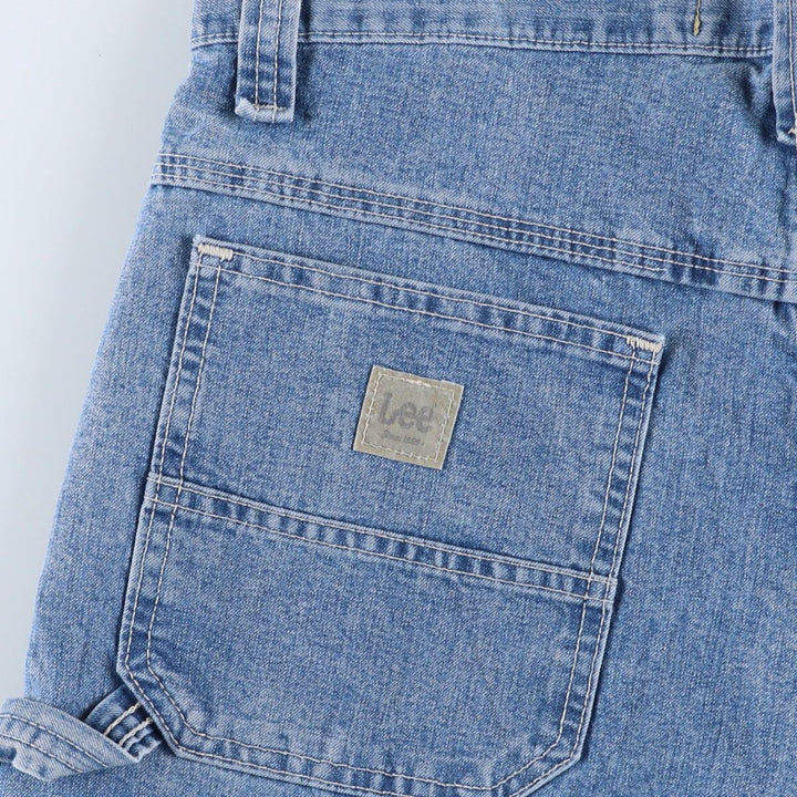 Lee Dungarees Carpenter Denim Painter Pants for Men, W34 cotton blue type Vintage Second Hand