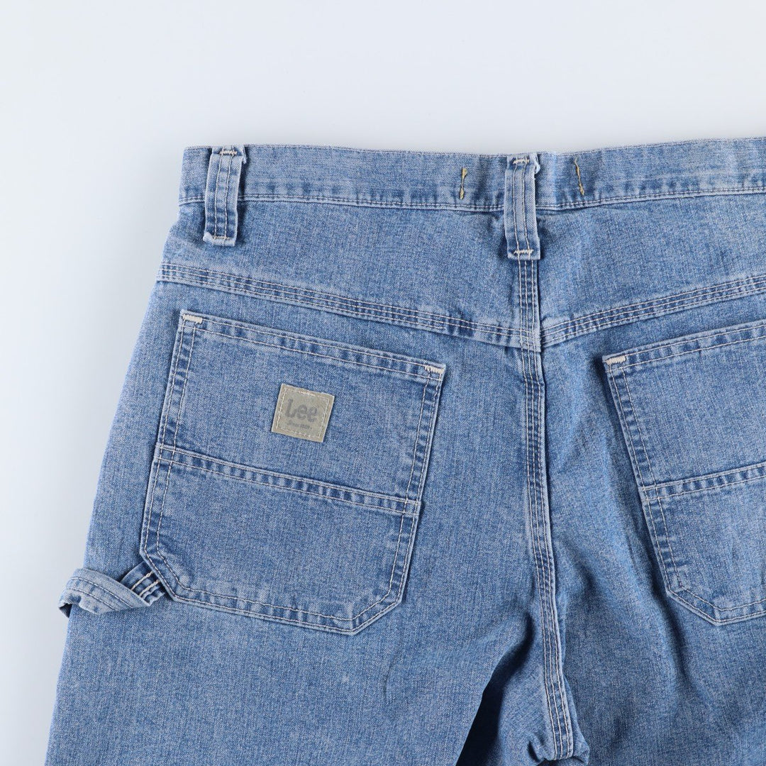 Lee Dungarees Carpenter Denim Painter Pants for Men, W34 cotton blue type Vintage Second Hand