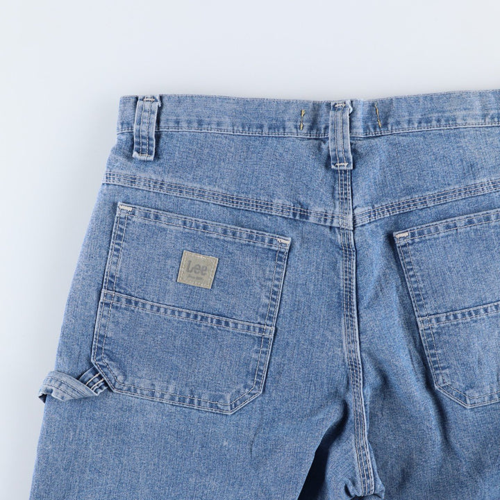 Lee Dungarees Carpenter Denim Painter Pants for Men, W34 cotton blue type Vintage Second Hand