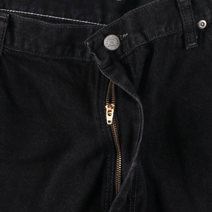 2000'S Wrangler HERO denim painter pants, men's size W37 (approx.) cotton black type Vintage Second Hand