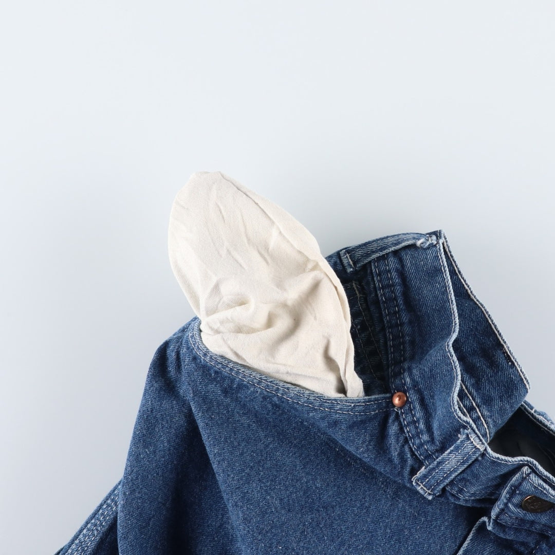 80s-90'S Key denim painter pants, men's size W33 equivalent, vintage. unclear blue type Vintage Second Hand