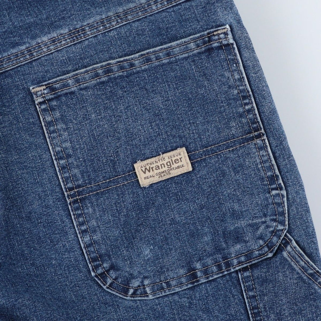00'S Wrangler CARPENTER denim painter pants for men, equivalent to W33 cotton blue type Vintage Second Hand