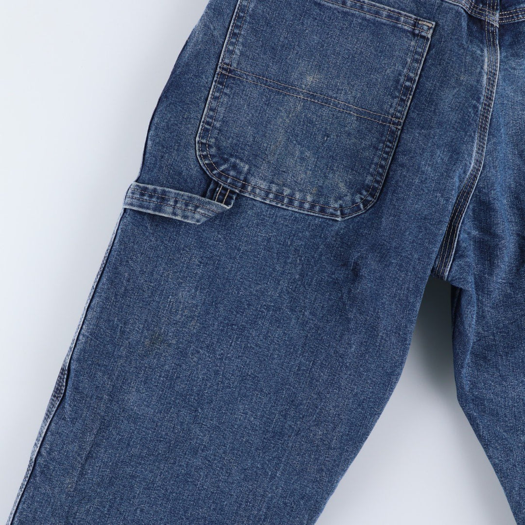 00'S Wrangler CARPENTER denim painter pants for men, equivalent to W33 cotton blue type Vintage Second Hand