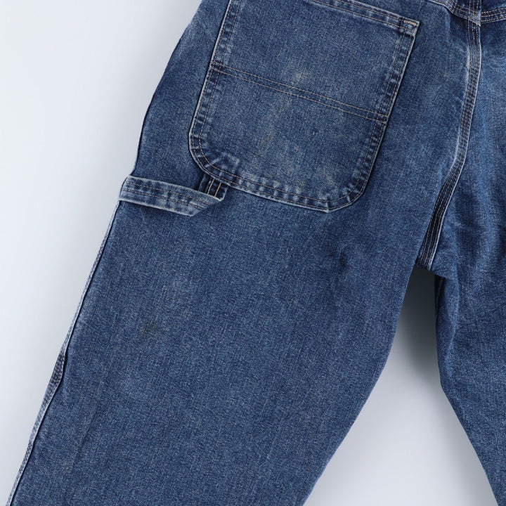 00'S Wrangler CARPENTER denim painter pants for men, equivalent to W33 cotton blue type Vintage Second Hand