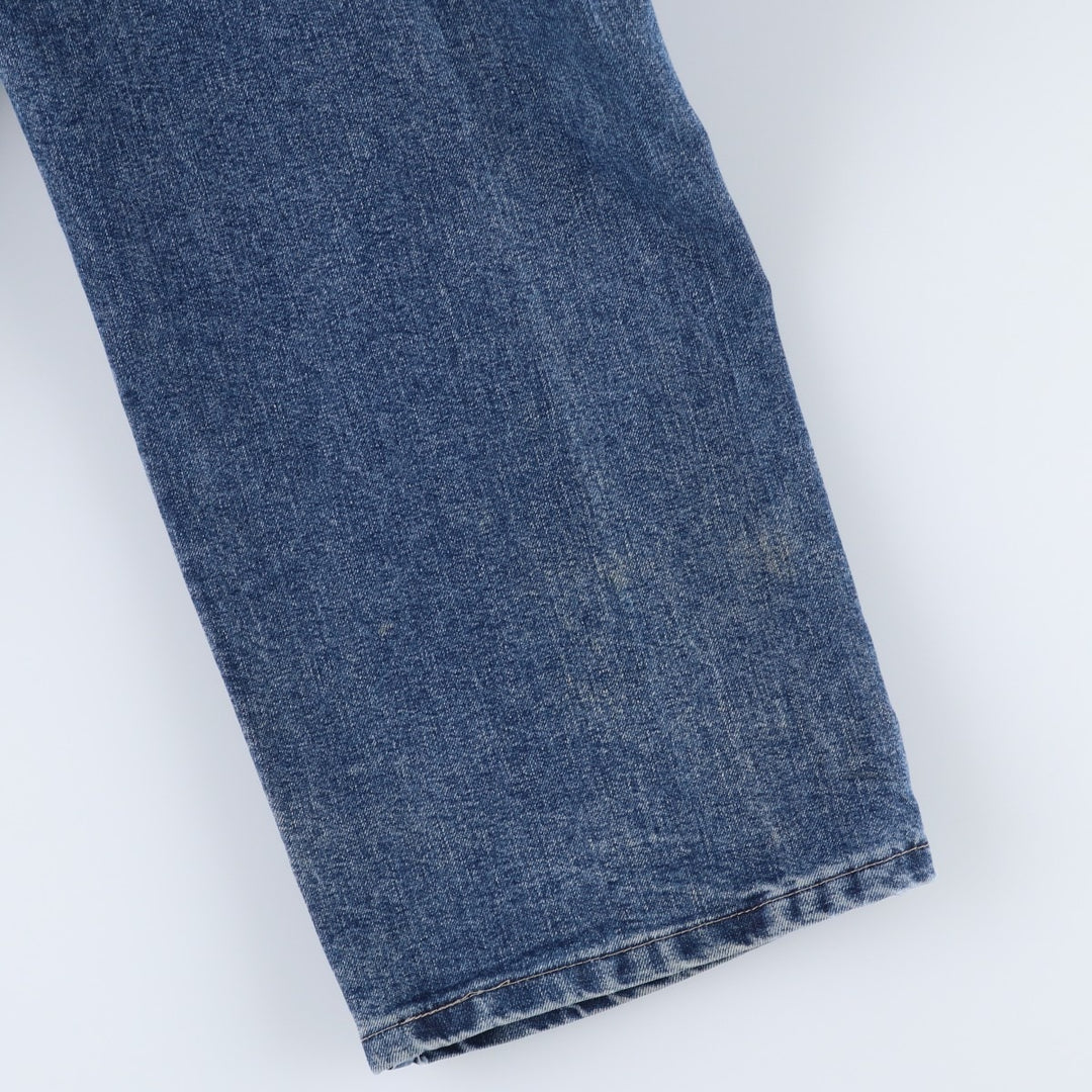 00'S Wrangler CARPENTER denim painter pants for men, equivalent to W33 cotton blue type Vintage Second Hand
