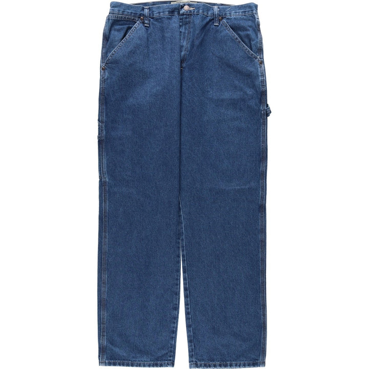 Wrangler AUTHENTICS Denim Painter Pants, Men's W36 (approx.) cotton blue type Vintage Second Hand