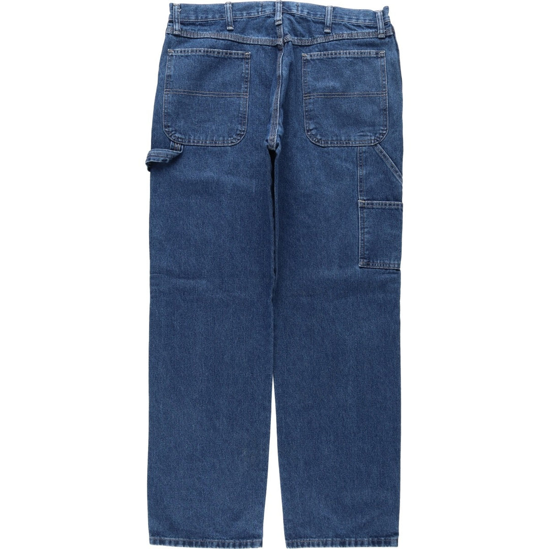Wrangler AUTHENTICS Denim Painter Pants, Men's W36 (approx.) cotton blue type Vintage Second Hand