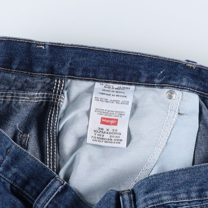 Wrangler AUTHENTICS Denim Painter Pants, Men's W36 (approx.) cotton blue type Vintage Second Hand