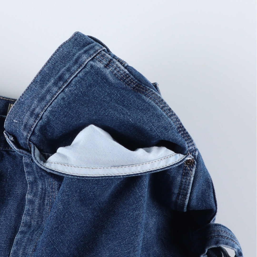 Wrangler AUTHENTICS Denim Painter Pants, Men's W36 (approx.) cotton blue type Vintage Second Hand