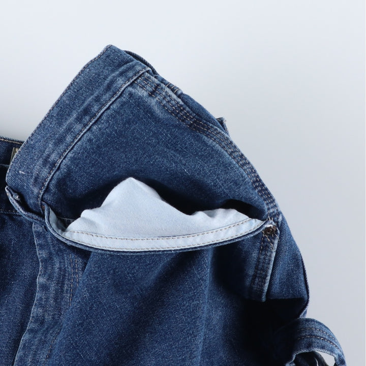 Wrangler AUTHENTICS Denim Painter Pants, Men's W36 (approx.) cotton blue type Vintage Second Hand