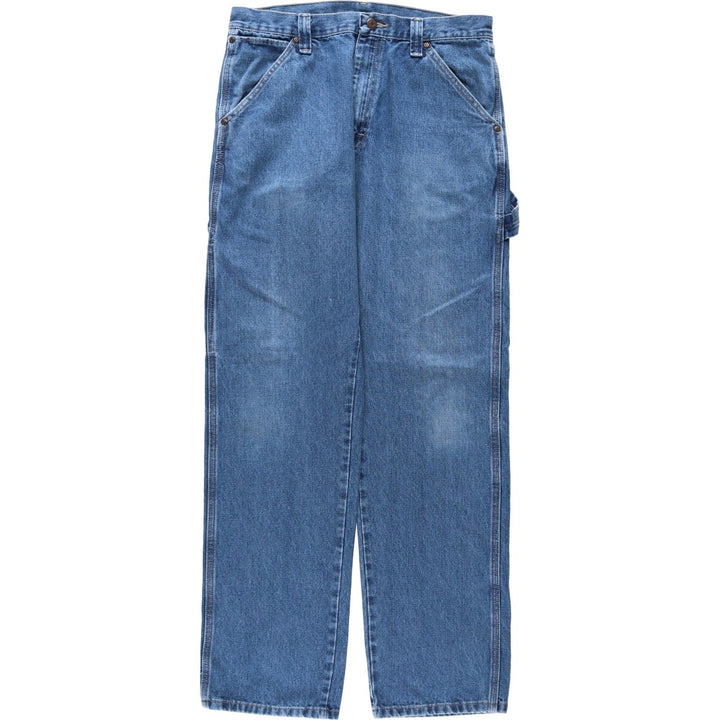00'S Wrangler Denim Painter Pants Men's W33 equivalent cotton blue type Vintage Second Hand