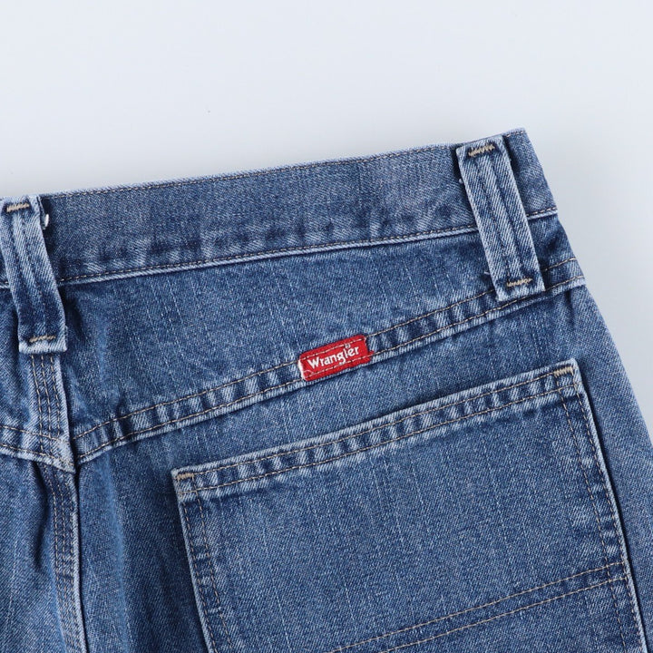 00'S Wrangler Denim Painter Pants Men's W33 equivalent cotton blue type Vintage Second Hand