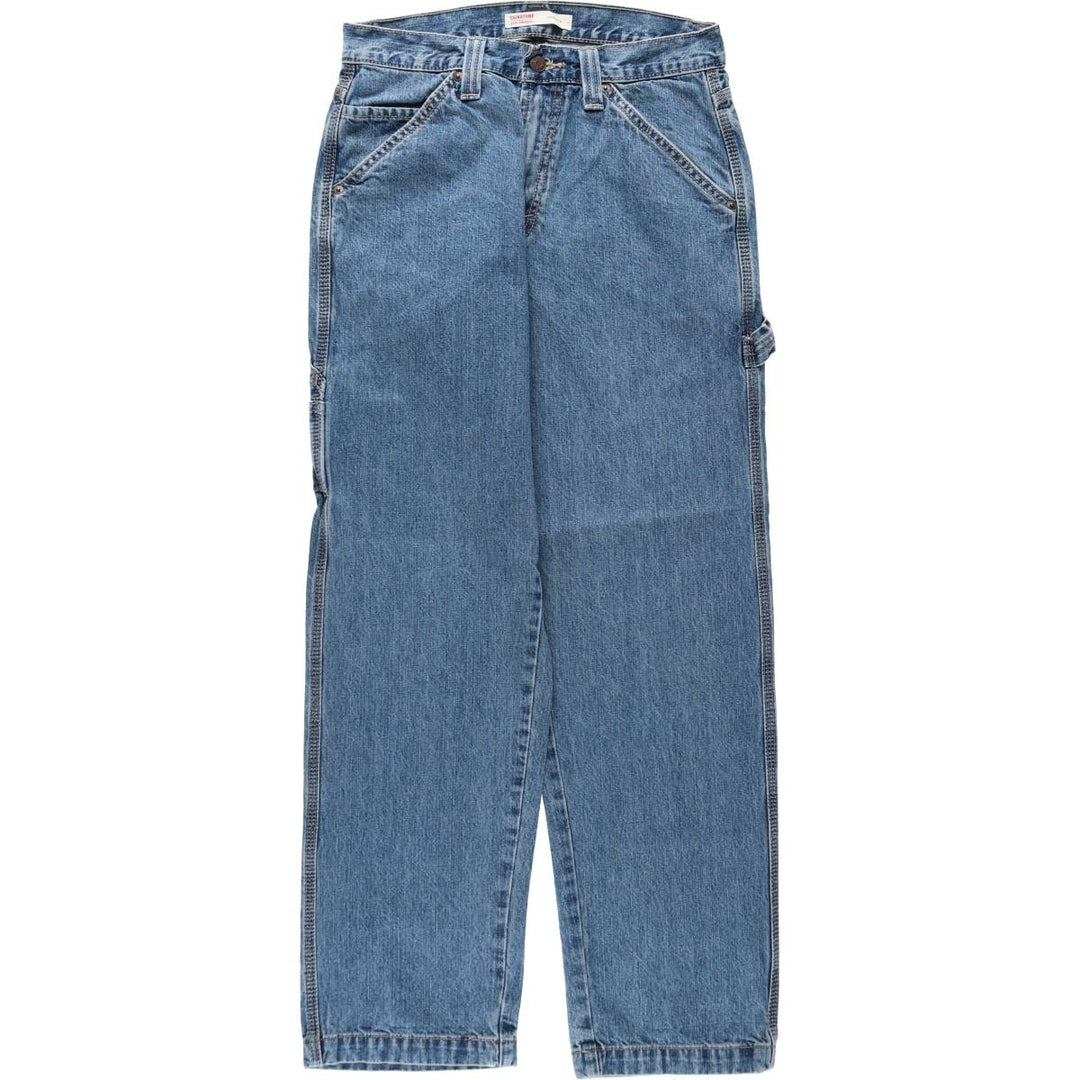 Levi's Signature Denim Painter Pants, Men's Size W30 (approx.) cotton blue type Vintage Second Hand