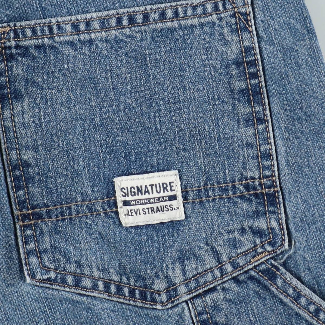 Levi's Signature Denim Painter Pants, Men's Size W30 (approx.) cotton blue type Vintage Second Hand