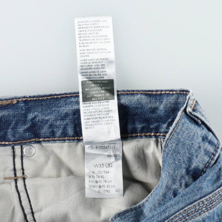 Levi's Signature Denim Painter Pants, Men's Size W30 (approx.) cotton blue type Vintage Second Hand