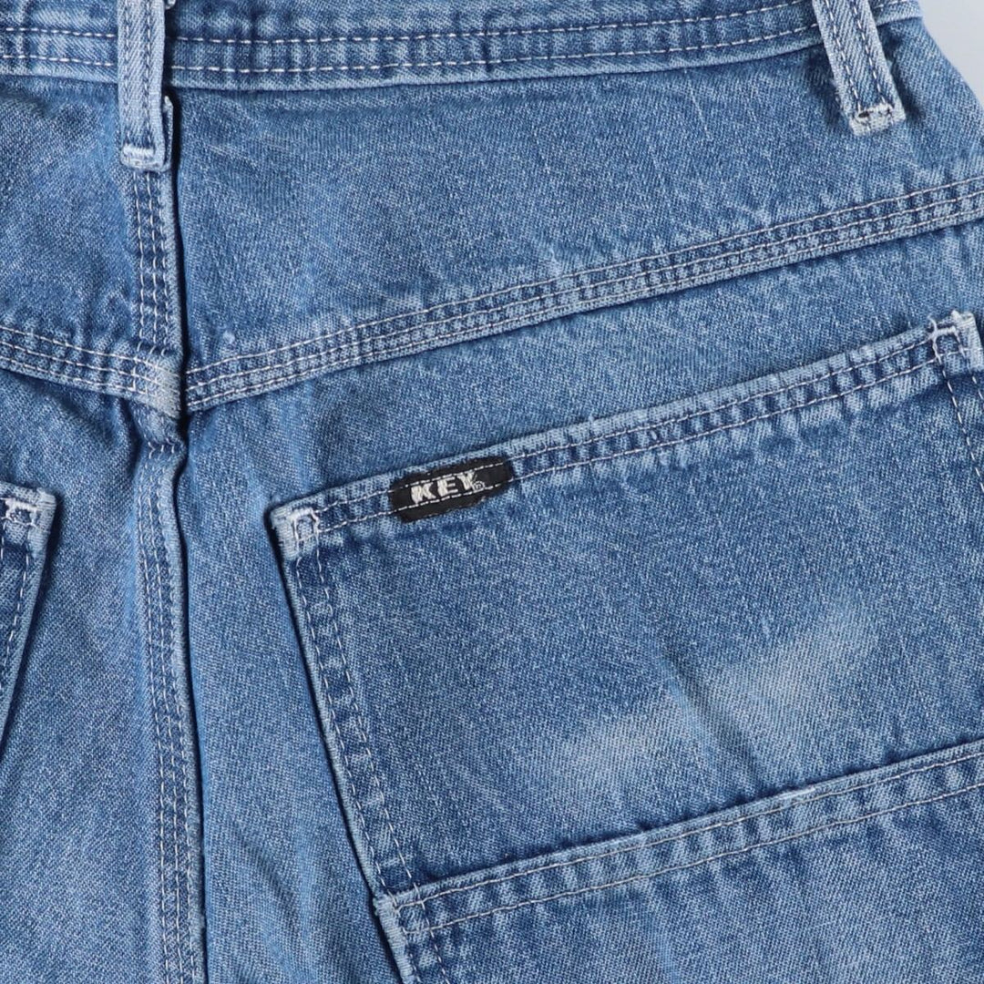 Key Denim Painter Pants, Men's W30 (approx.) unclear blue type Vintage Second Hand