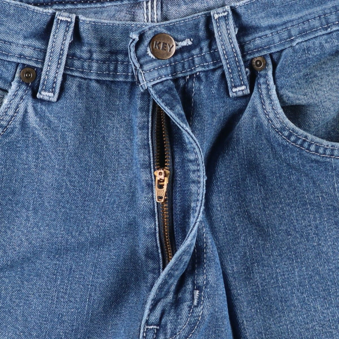 Key Denim Painter Pants, Men's W30 (approx.) unclear blue type Vintage Second Hand