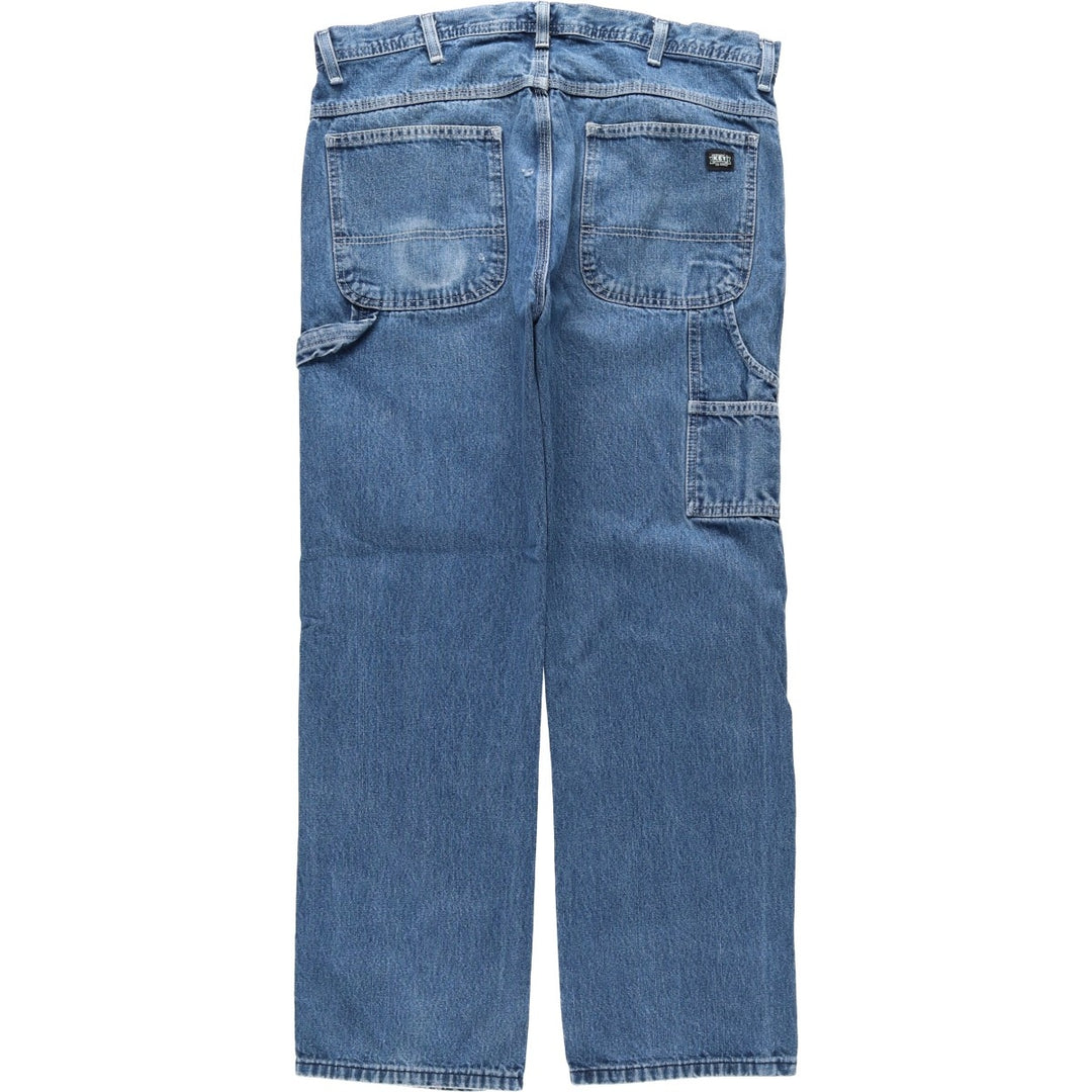 Key Denim Painter Pants for Men, W37 cotton blue type Vintage Second Hand