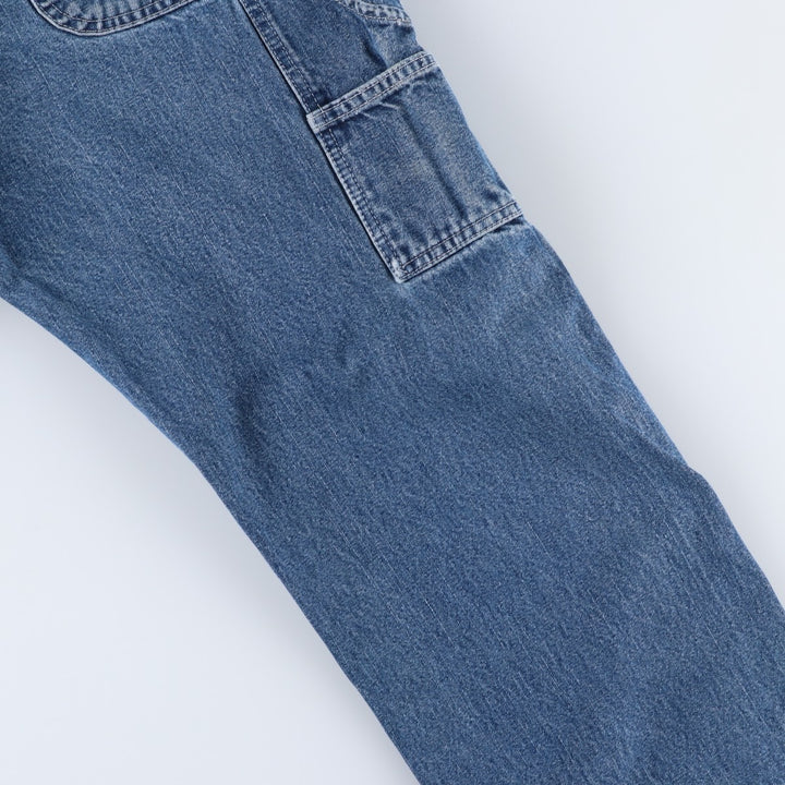 Key Denim Painter Pants for Men, W37 cotton blue type Vintage Second Hand