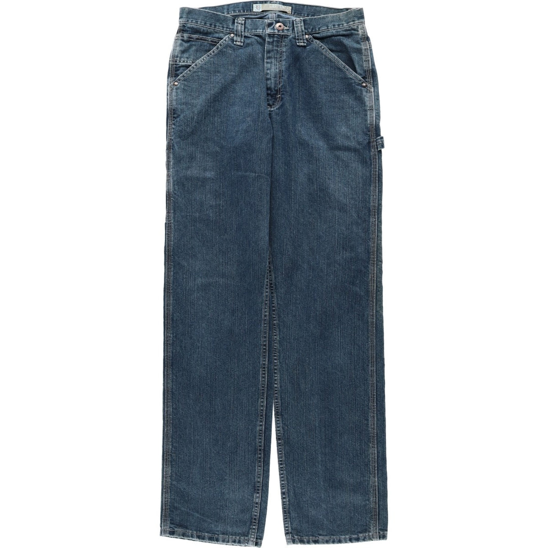 Lee Dungarees Carpenter Denim Painter Pants for Men, W32 equivalent unclear blue type Vintage Second Hand