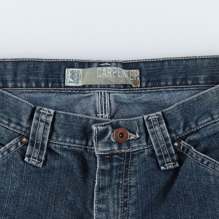 Lee Dungarees Carpenter Denim Painter Pants for Men, W32 equivalent unclear blue type Vintage Second Hand