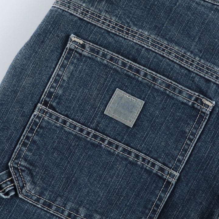 Lee Dungarees Carpenter Denim Painter Pants for Men, W32 equivalent unclear blue type Vintage Second Hand