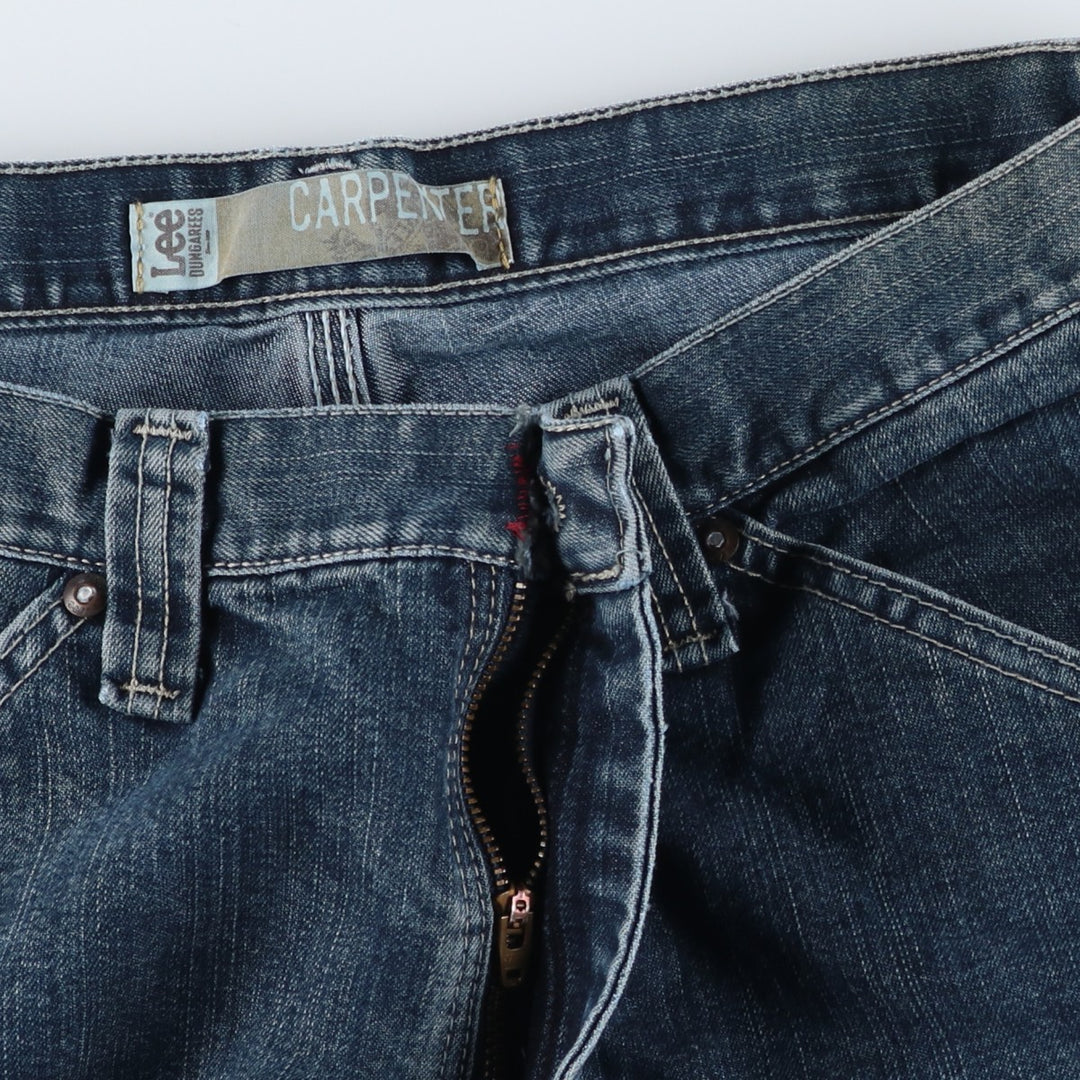 Lee Dungarees Carpenter Denim Painter Pants for Men, W32 equivalent unclear blue type Vintage Second Hand
